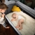 ბავშვის ორდონიანი საწოლ-მანეჟი Sleep’n Play Center,გამოსაცვლელი დაფით და საბურავებით. მუქი ნაცრისფერი