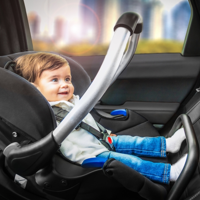 მანქანის სავარძელი Comfort Fix, 0-13 კგ (დაბადებიდან 1 წლამდე) ბავშვებისათვის, დამაგრების სისტემა ღვედი. შავი