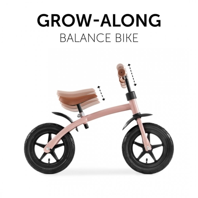საბავშვო ბალანს ველოსიპედი  E Z RIDER, რეზინის დასბერი საბურავებით 25 კგ მდე ბავშვებისათვის. ფერი: ღია ვარდისფერი